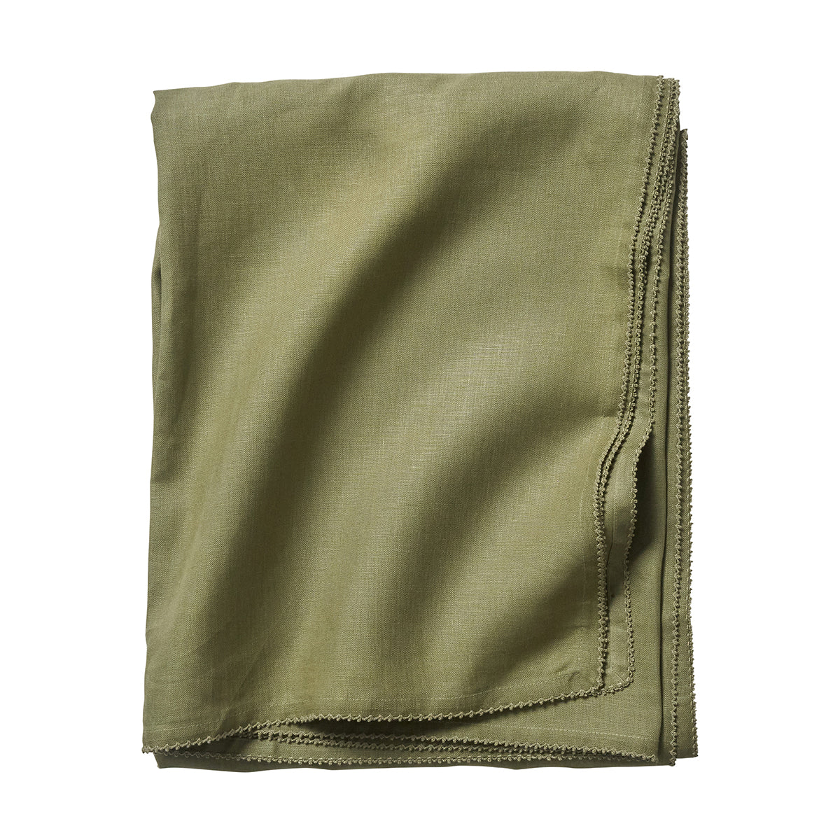 Berry Scallop 60" x 120" Tablecloth in Sage