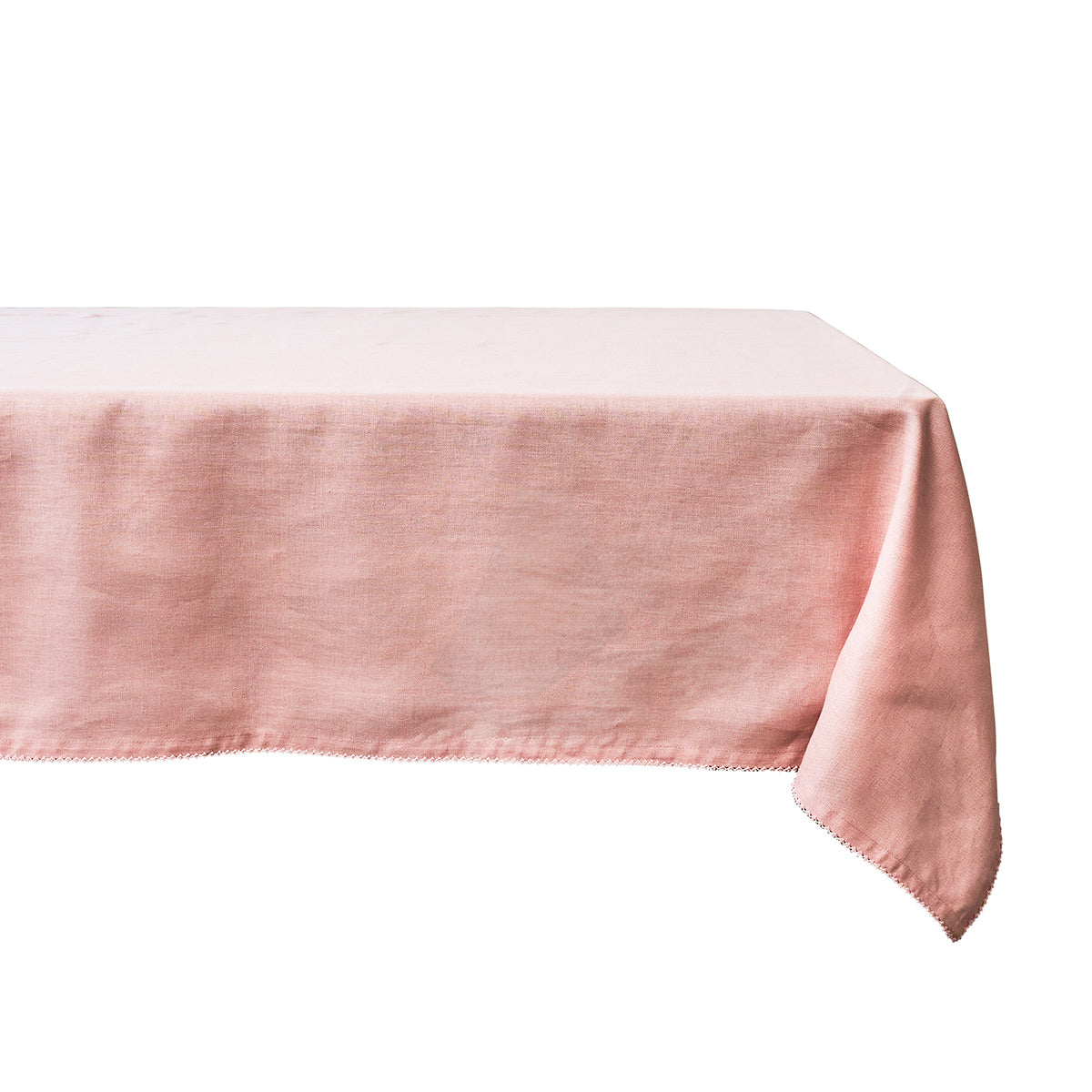 Berry Scallop 60" x 120" Tablecloth in Pink