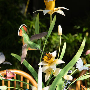 Meadow Walk 25" Bouquet Centerpiece Candelabra in Multi