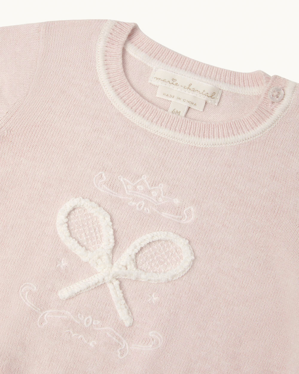 Camille Tennis Baby Jumper in Pink