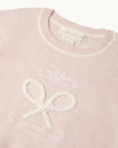 Camille Tennis Baby Jumper in Pink