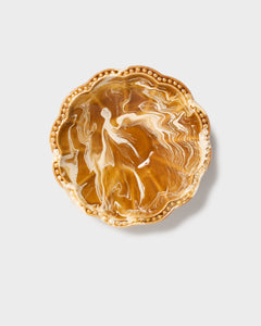 Marbled Small Bowl in Terracotta