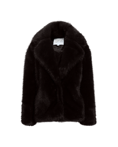 Terri Coat in Dark Fig