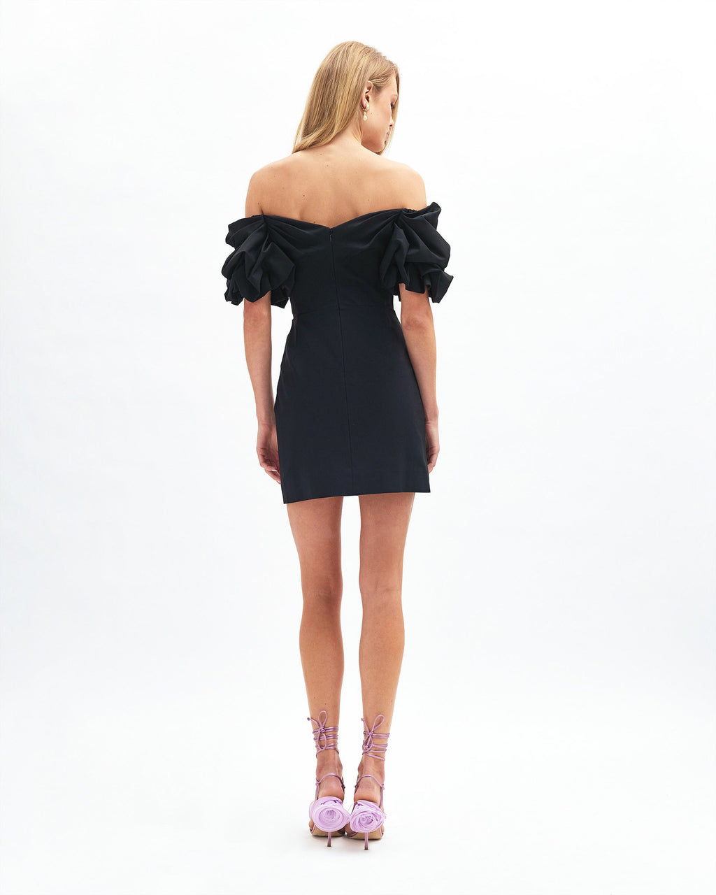 Mini Tess Dress in Noir