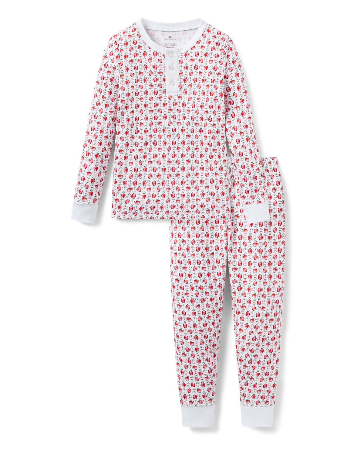 Kid's Pima Snug Fit Pajama Set in Autumn Orchards