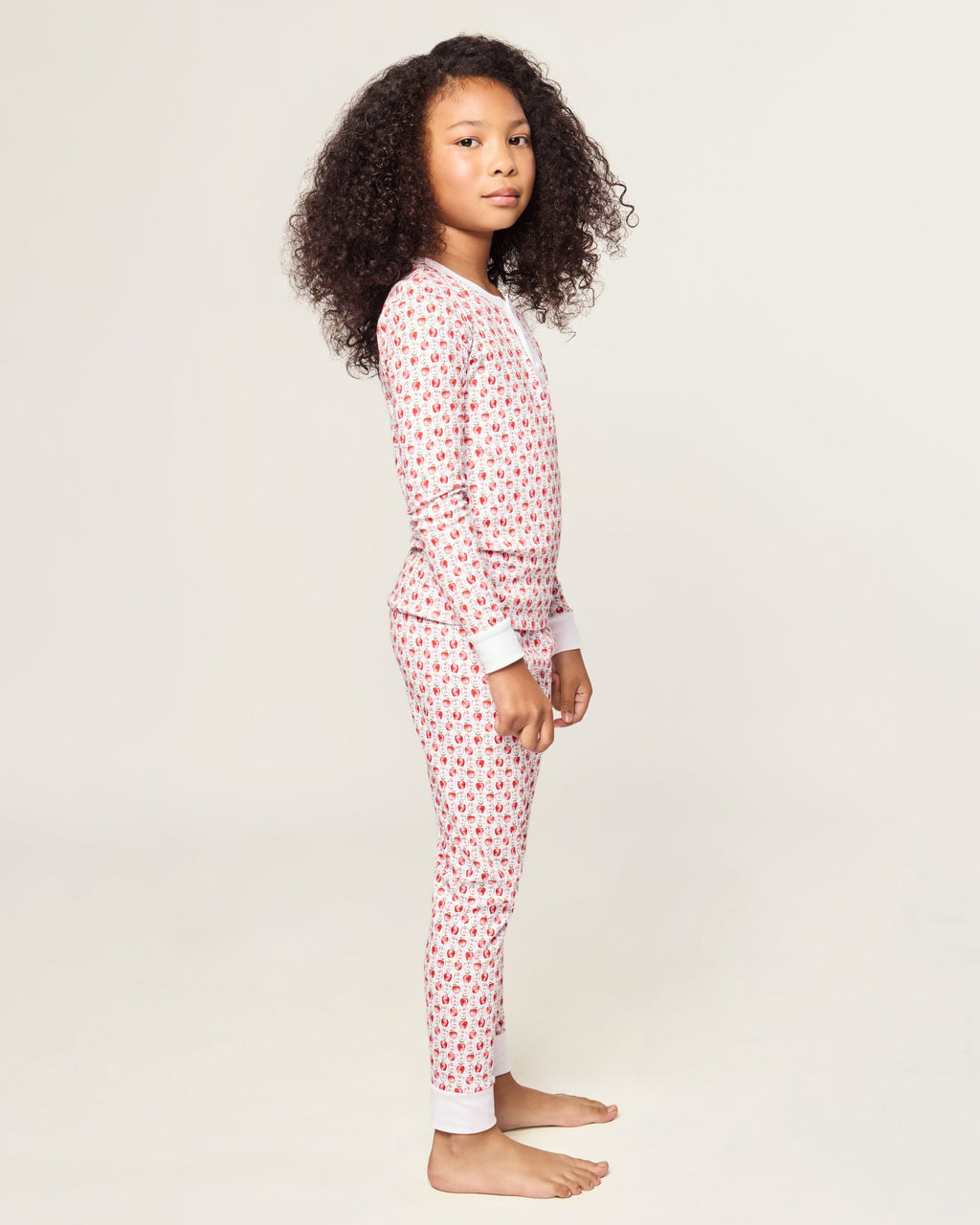 Kid’s Pima Snug Fit Pajama Set in Autumn Orchards