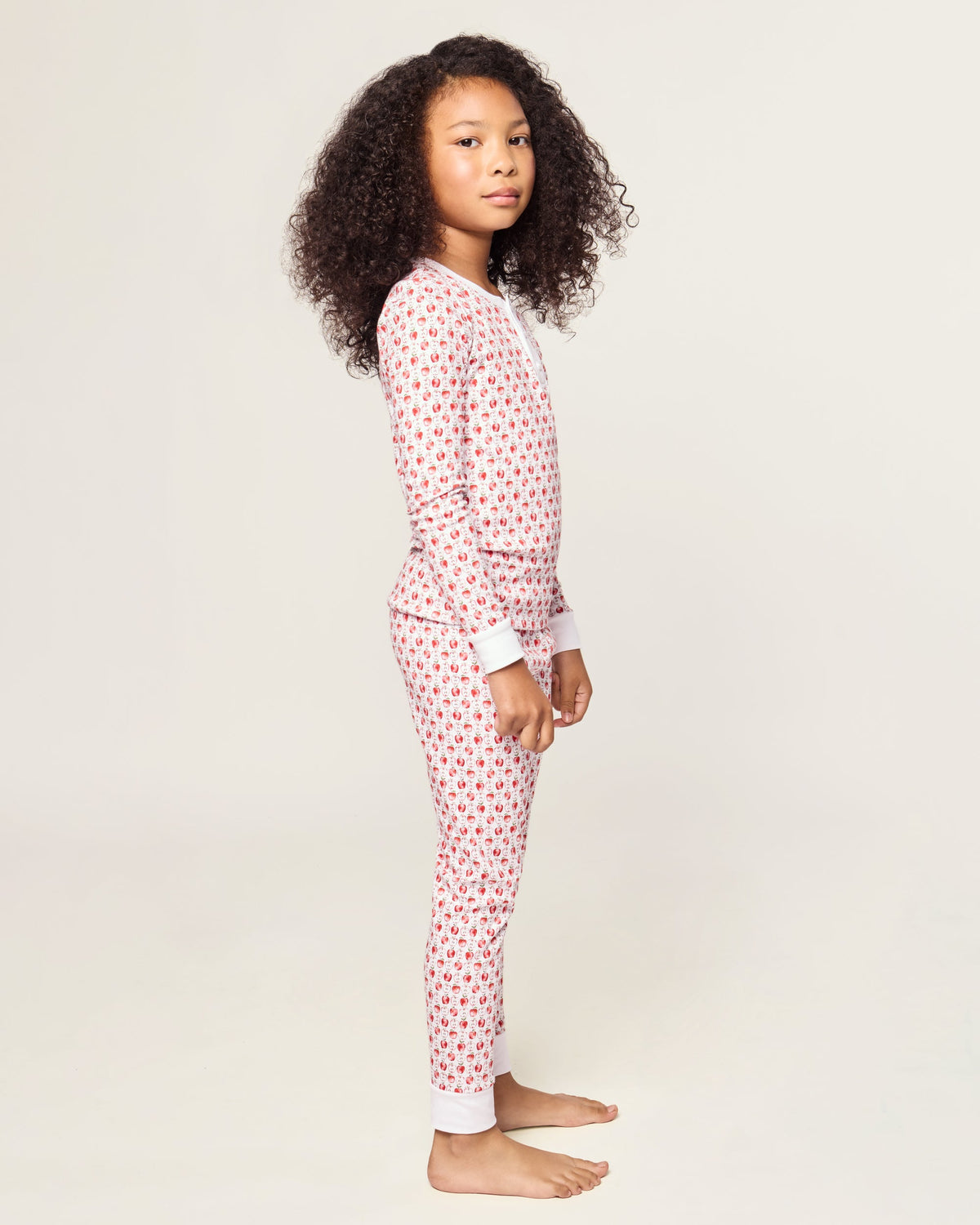Kid's Pima Snug Fit Pajama Set in Autumn Orchards