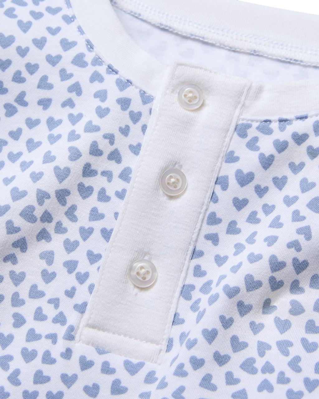 Kid’s Pima Snug Fit Pajama Set in Bluehearts