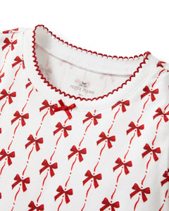 Kid’s Pima Snug Fit Pajama Set in Blissful Bows