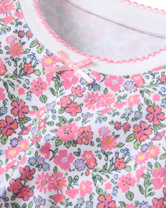 Kid’s Pima Snug Fit Pajama Set in Fleurs de Rose