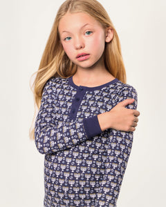 Kid’s Pima Snug Fit Pajama Set in Festival of Lights