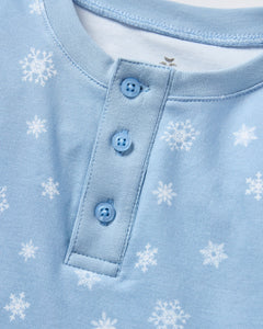 Kid’s Pima Snug Fit Pajama Set in Periwinkle Wonderland
