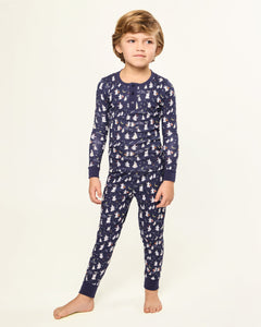 Kid’s Pima Snug Fit Pajama Set in Spooky Slumber
