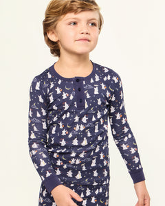 Kid’s Pima Snug Fit Pajama Set in Spooky Slumber