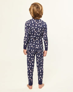 Kid’s Pima Snug Fit Pajama Set in Spooky Slumber