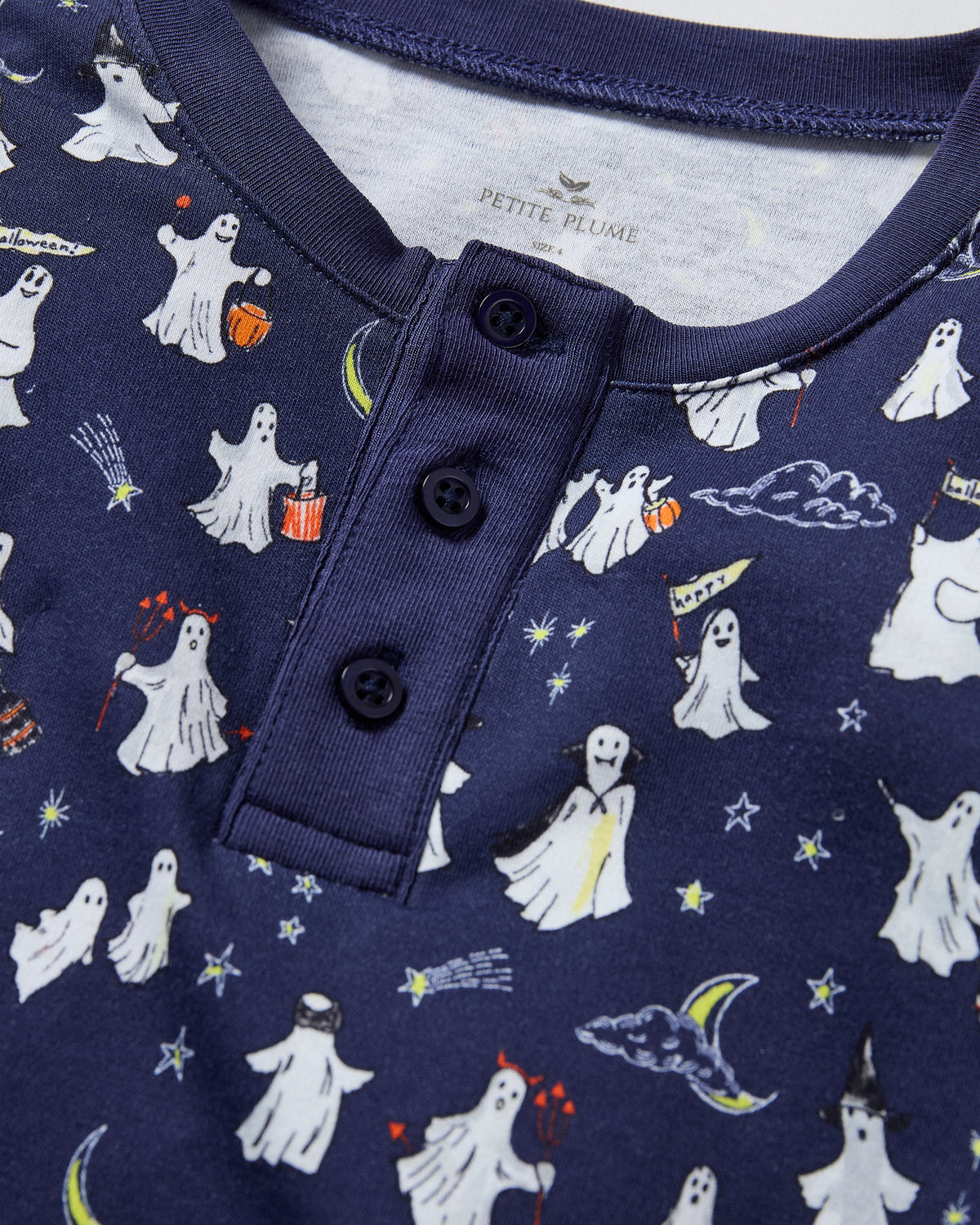 Kid’s Pima Snug Fit Pajama Set in Spooky Slumber