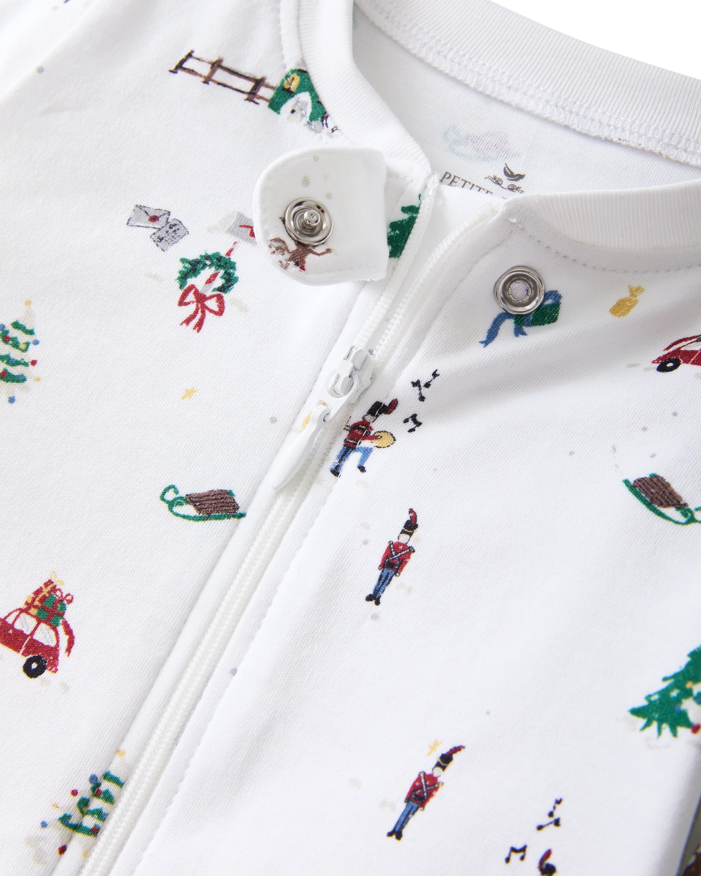 Baby’s Pima Romper in Holiday Town