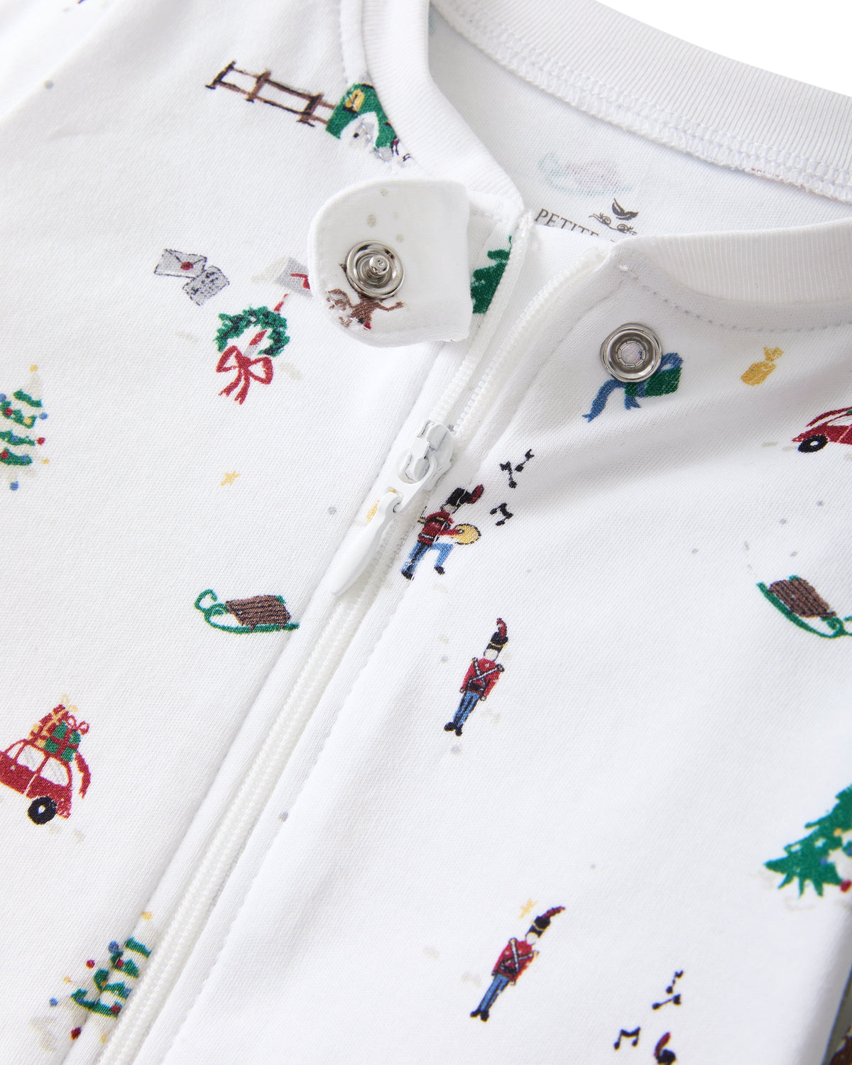 Baby’s Pima Romper in Holiday Town