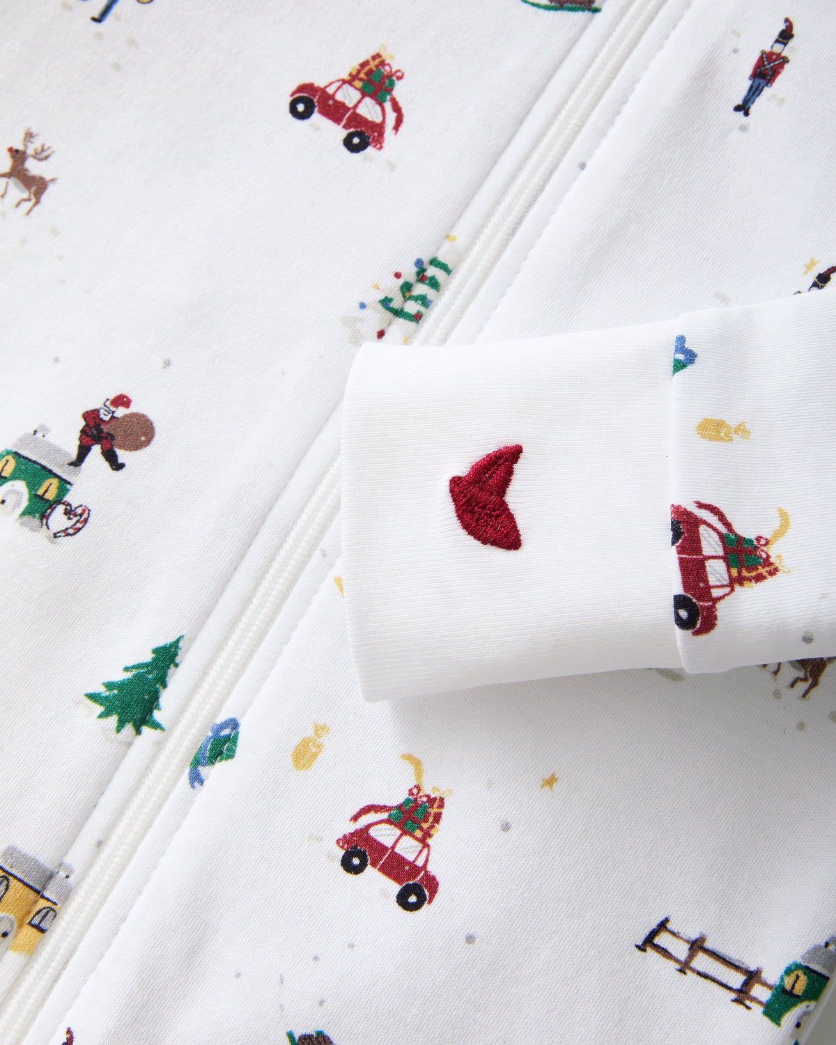 Baby’s Pima Romper in Holiday Town