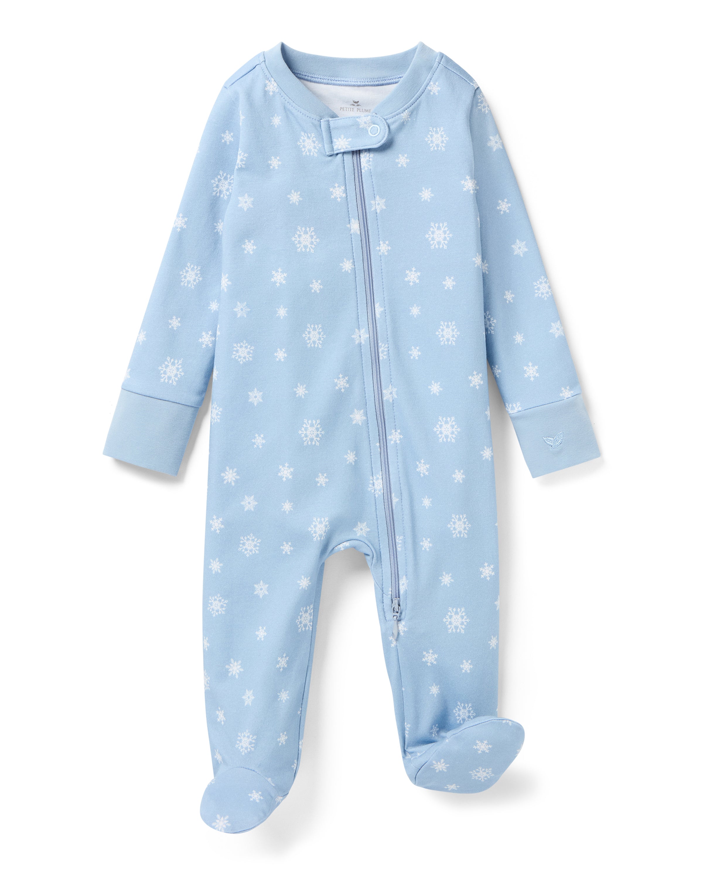 Baby’s Pima Romper in Periwinkle Wonderland