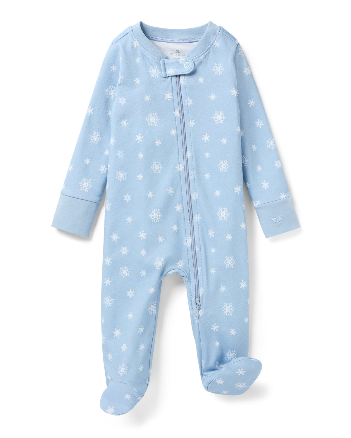 Baby’s Pima Romper in Periwinkle Wonderland