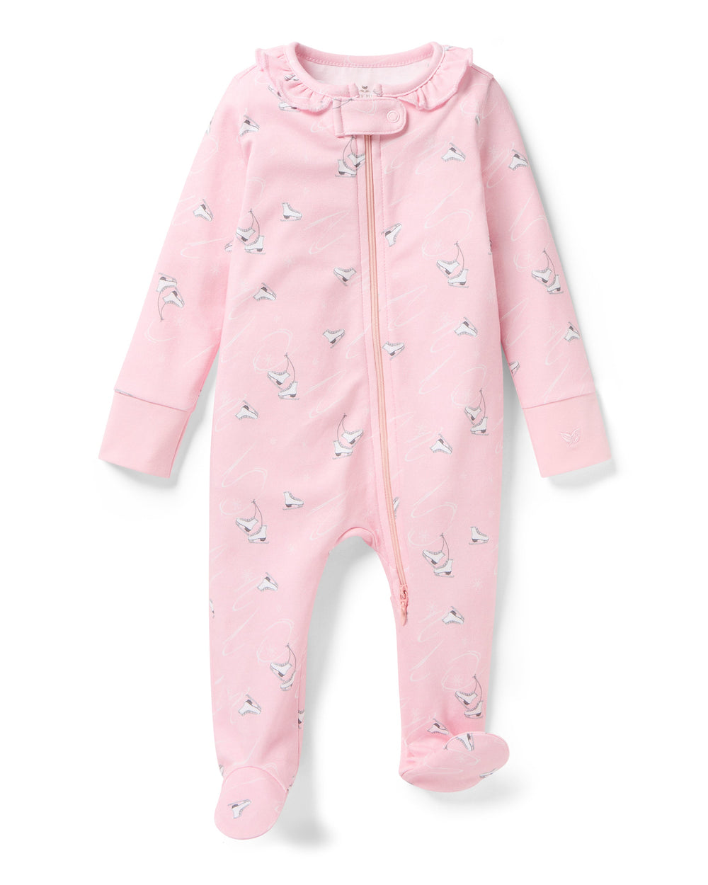 Baby’s Pima Romper in Winter Skates