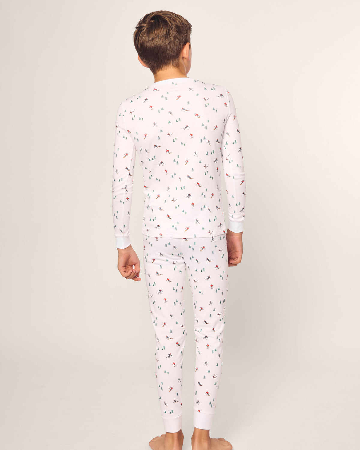 Kid’s Pima Snug Fit Pajama Set in Après Ski