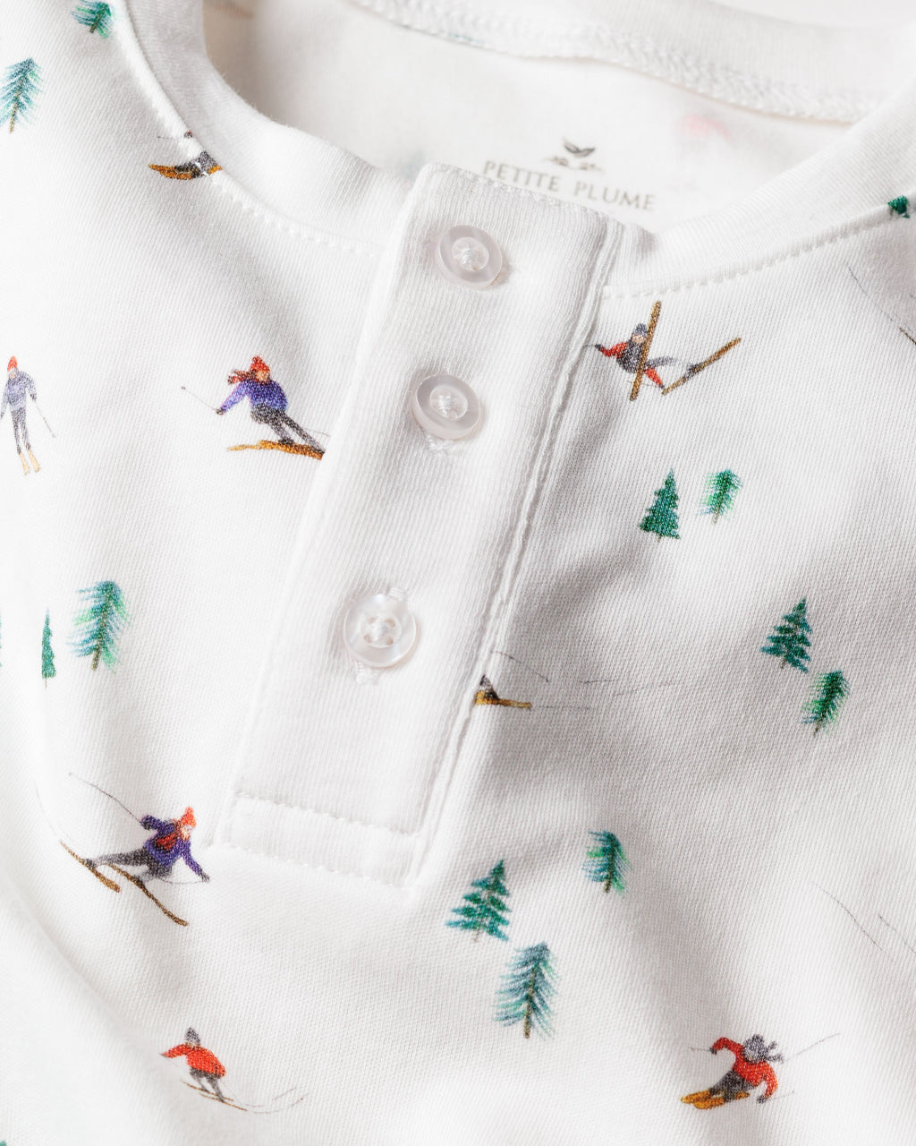Kid’s Pima Snug Fit Pajama Set in Après Ski