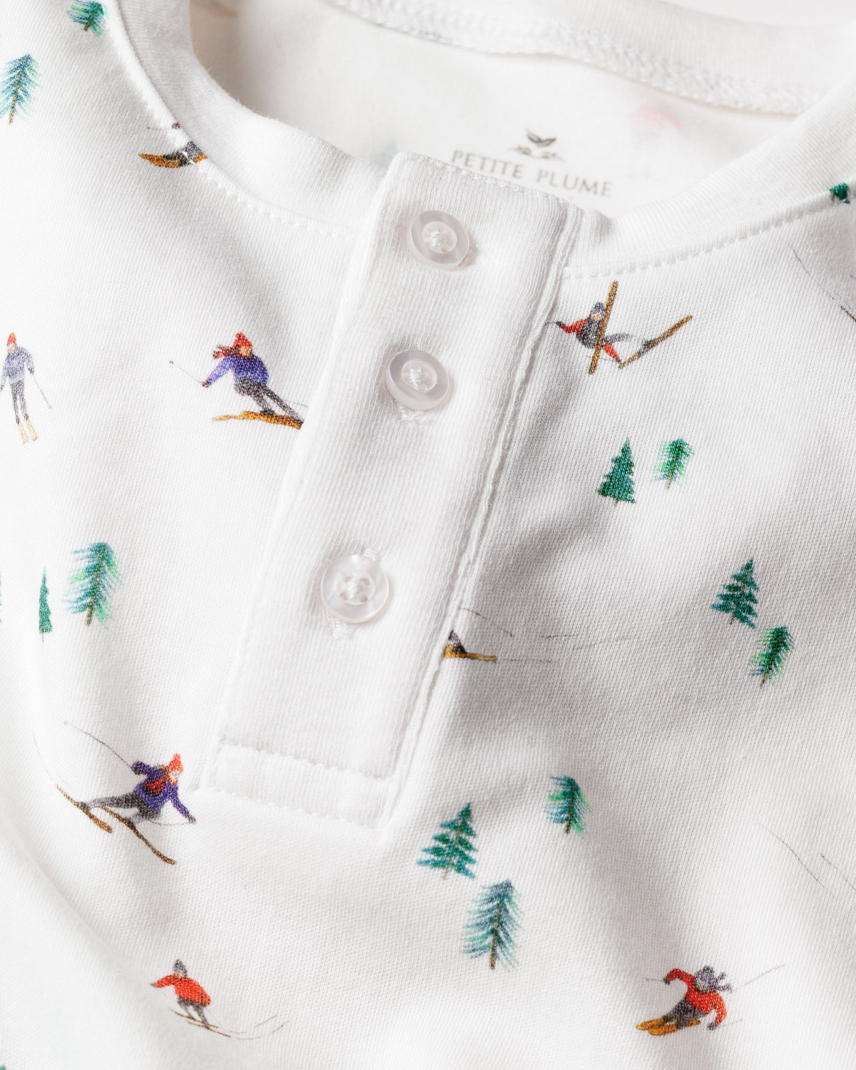 Kid’s Pima Snug Fit Pajama Set in Après Ski