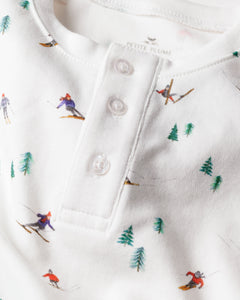 Kid’s Pima Snug Fit Pajama Set in Après Ski