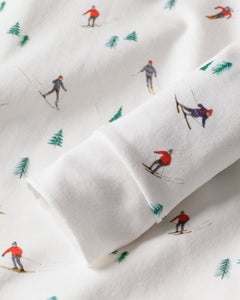 Kid’s Pima Snug Fit Pajama Set in Après Ski