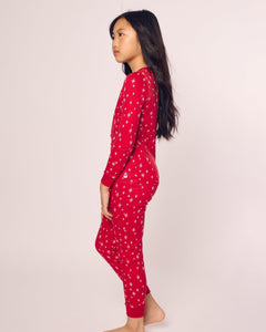Kid's Pima Snug Fit Pajama Set in Starry Night