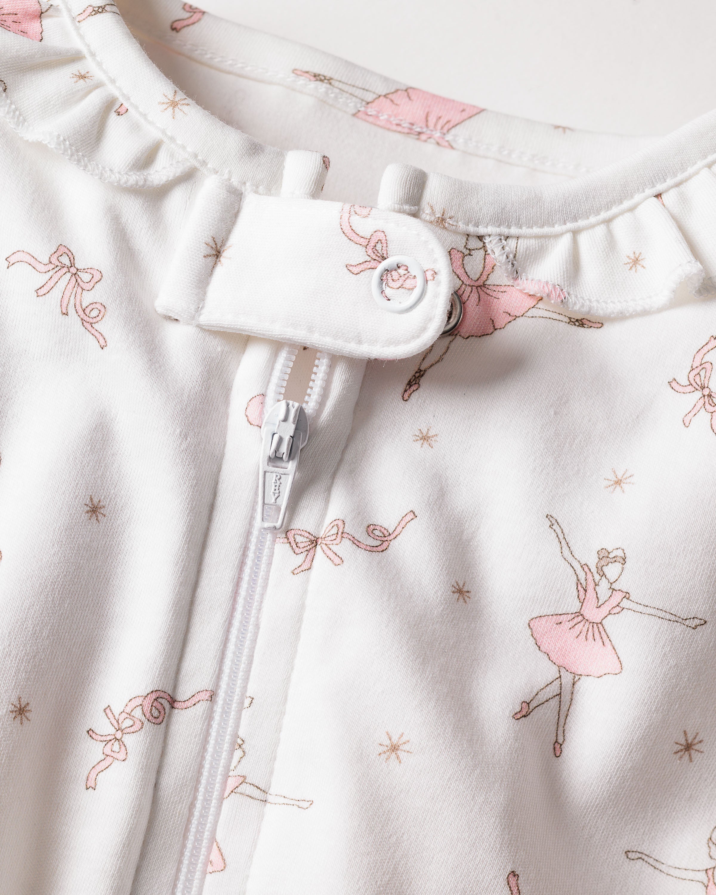 Baby’s Pima Snug Fit Romper in Sugar Plum Fairy
