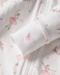 Baby’s Pima Snug Fit Romper in Sugar Plum Fairy