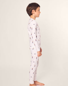 Kid's Pima Snug Fit Pajama Set in Toy Soldier