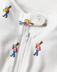 Baby’s Pima Snug Fit Romper in Toy Soldier