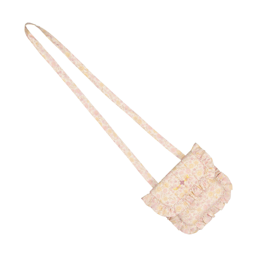 Thais Floral Pink Purple Purse