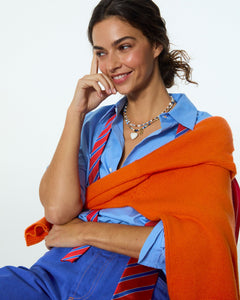 The Happy Baby Bead Necklace Duo in Denim