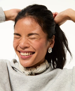 The Knot Earrings in Silver