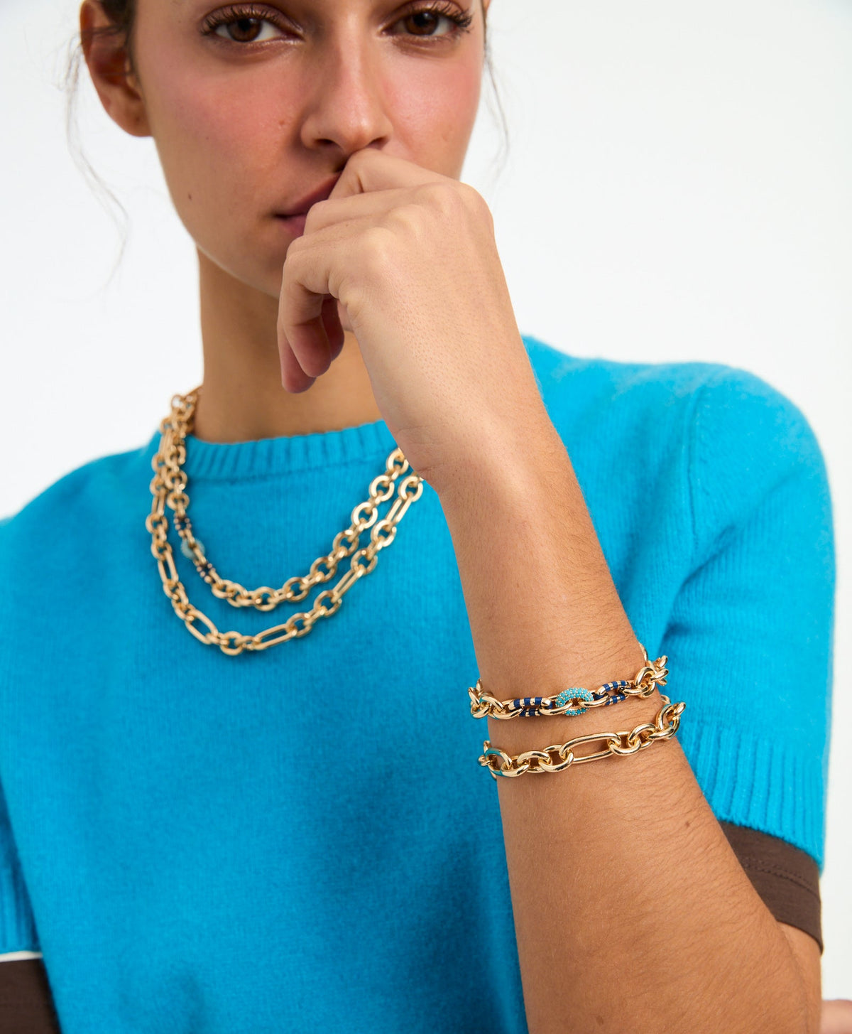 The Marino Link Bracelet Duo