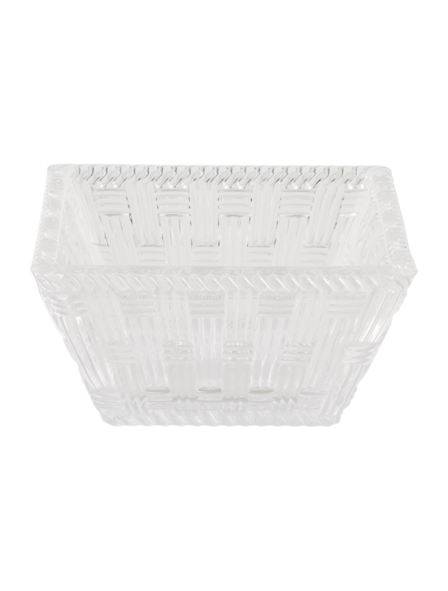 Crystal Weave Square Bowl