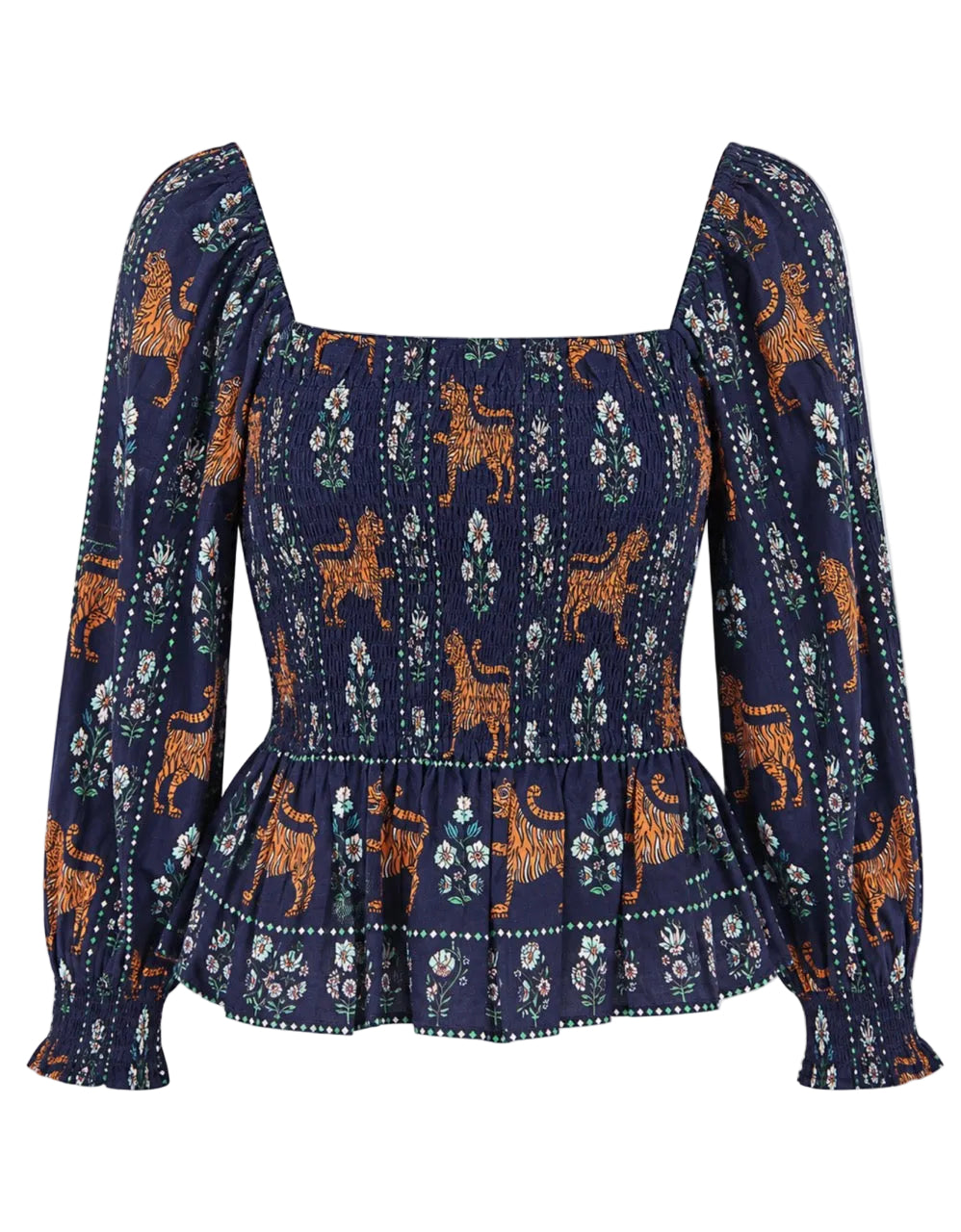 Tiger Border Florence Top