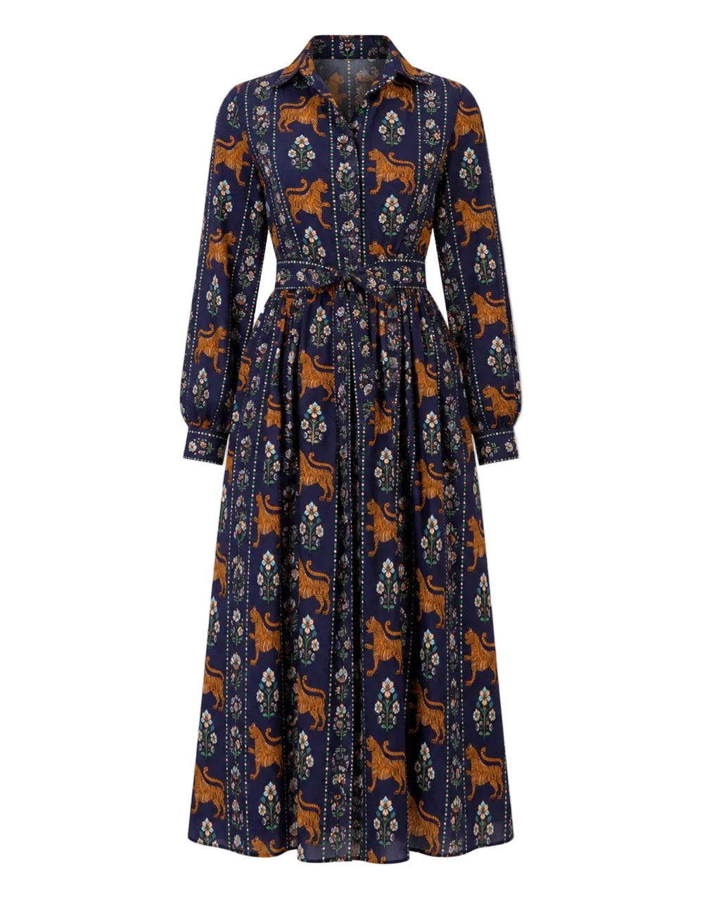 Tiger Border Gina Dress