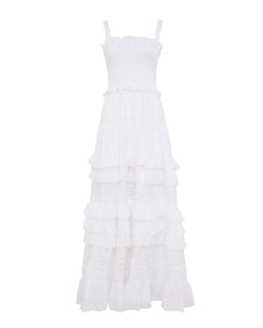 Tina Dress in Optical Muslin