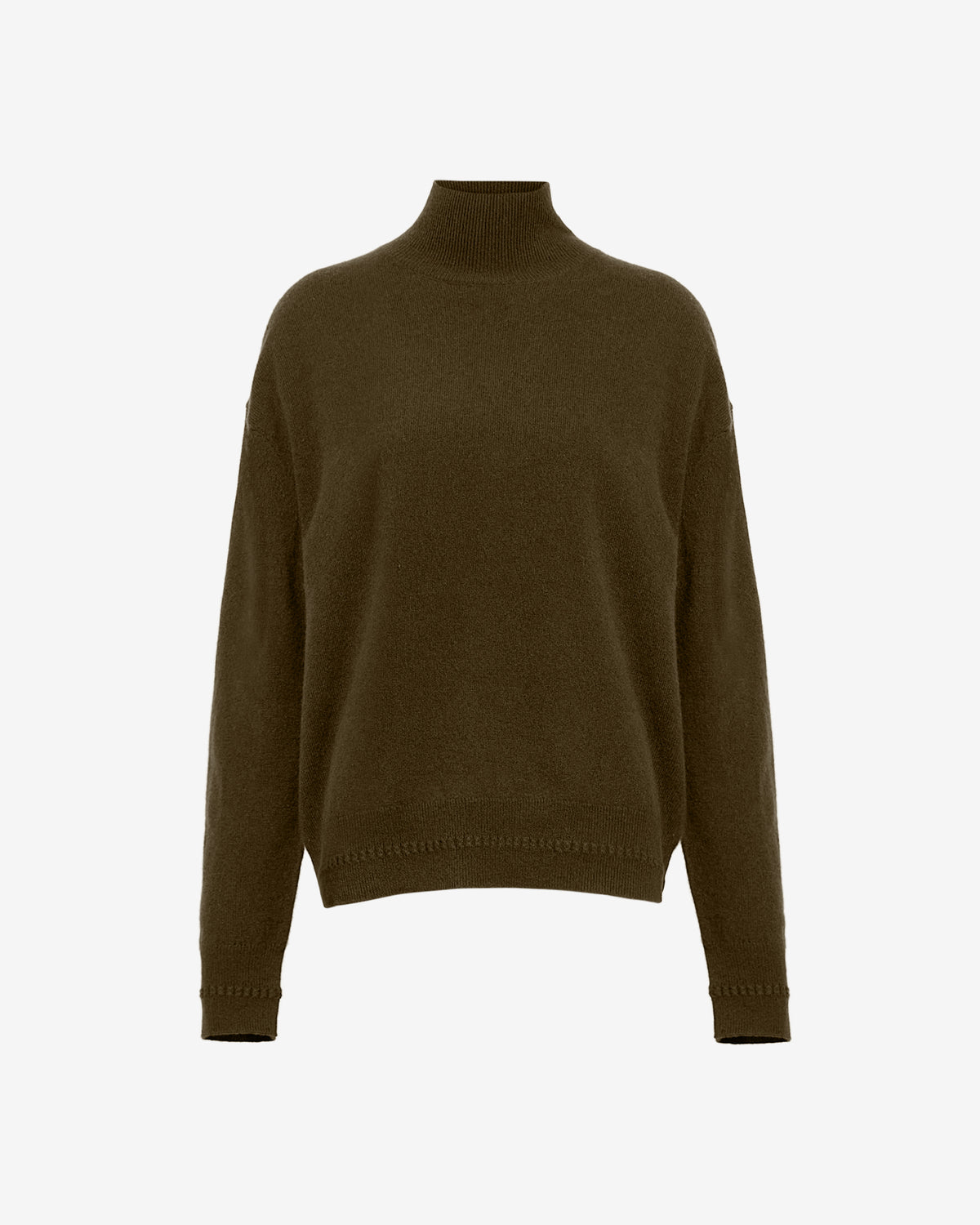 Tipper Cashmere Turtleneck in Taupe