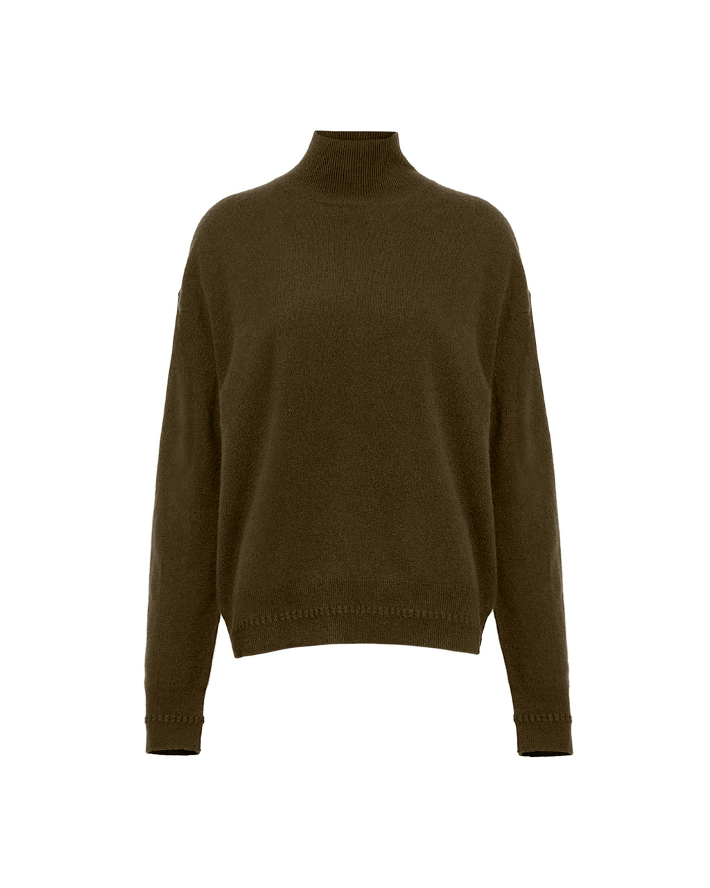 Tipper Cashmere Turtleneck in Taupe