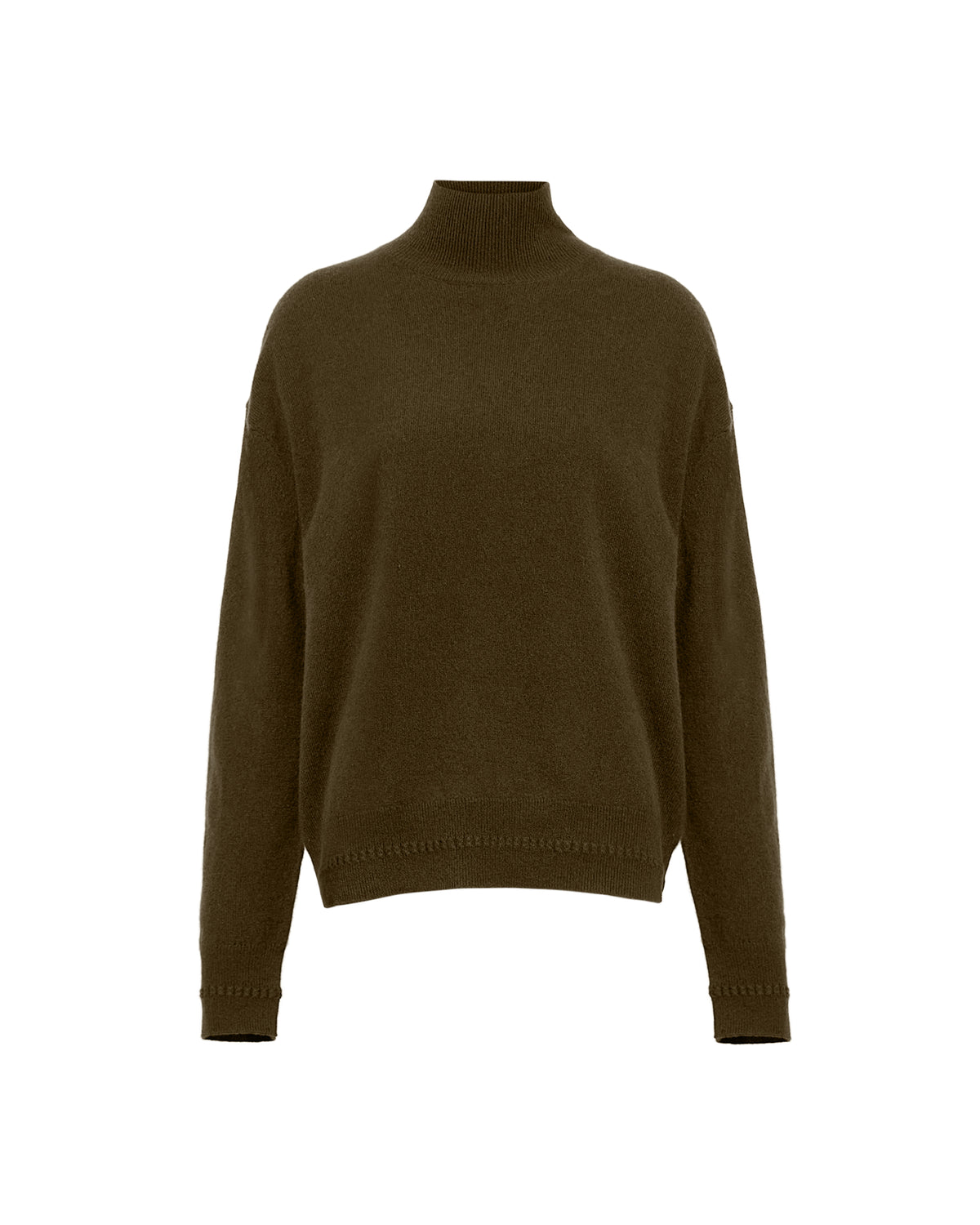 Tipper Cashmere Turtleneck in Taupe
