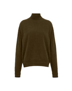 Tipper Cashmere Turtleneck in Taupe
