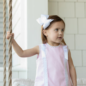 The Rosie Dress in Primrose Pink Pique