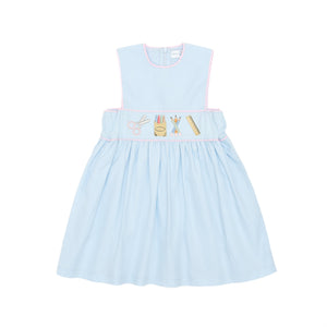 Girls Back to School Embroidered Dress - Henry Duvall